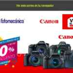 Promoción Canon: 40% de descuento en cámaras nuevas llevando tu Canon vieja