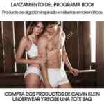 Promoción Liverpool Calvin Klein: tote bag y gorra de regalo por tus compras