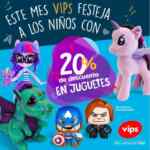 Promoción Vips Día del Niño: 20% de descuento en juguetes y peluches