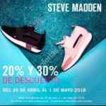 En Steve Madden 20% y 30% de descuento en calzado participante