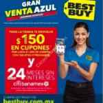 Venta Azul Best Buy 26 de abril al 2 de mayo 2018: $150 en cupones por cada $1,000 + 24 MSI con Citi Banamex