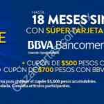 Promoción Walmart Bancomer Imperdible: cupón de $500 + 18 MSI en tienda en línea