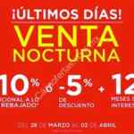 Venta Nocturna Muebles Pergo Semana Santa: 10% de descuento adicional en lo ya rebajado