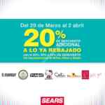En Sears hasta 40% de descuento+ 20% adicional en el departamento de niños, niñas y bebés
