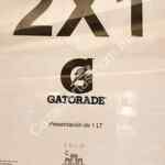 En Sanborns 2x1 en bebidas deportivas Gatorade de 1 litro