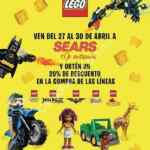 En Sears 20% de descuento en juguetes Lego seleccionados por el Día del Niño