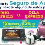 Contrata un seguro de auto con Seguros El Águila y llévate de regalo horno eléctrico u olla express
