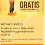 Cupón 7-Eleven de Gatorade Football Mango GRATIS por introducción