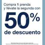 En GAP 50% de descuento en la segunda prenda hasta el 14 de junio