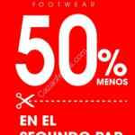 En LOB segundo a mitad de precio en zapatos del 4 al 10 de mayo
