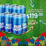 En La Europea Descuentos de Campeonato en cervezas: 12 pack de Bud Light o Corona a $119 y más