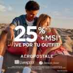 En Liverpool y Fábricas de Francia 25% de descuento + msi en todo Aeropostale