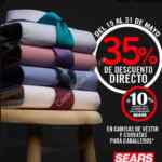 En Sears 35% de descuento directo en camisas de vestir y corbatas