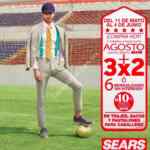 En Sears 3x2 en trajes, sacos y pantalones para hombre seleccionados