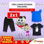 En Soriana Mercado 2x1 en ropa exterior para mujeres hoy 16 de mayo