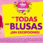 En Suburbia segundo a mitad de precio en todas las blusas del 4 al 7 de mayo