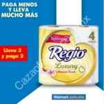 En Walmart 3x2 en papel de baño Regio en su tienda en línea
