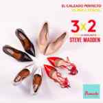 En tiendas Promoda 3x2 en todo el calzado Steve Madden hasta el 10 de mayo