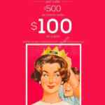 Promoción LOB Día de las Madres: Por cada $500 de compra recibe $100 en cupón