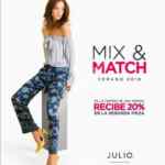 Promoción Mix and Match Julio: 20% de descuento en segunda prenda en colección Primavera Verano 18
