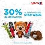 Promoción Petco Día de Star Wars: 30% de descuento en toda la colección Star Wars hoy 4 de mayo