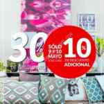 Promoción The Home Store Día de las Madres: Hasta 30% de descuento + 10% adicional sólo el 9 y 10 de mayo