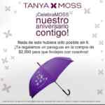 Promoción de aniversario Tanya Moss: Llévate un paraguas de regalo en compras desde $2,990
