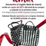 Promociones Sephora Día de las Madres: Bolsa de regalo con tus compras y cupón para tu siguiente visita