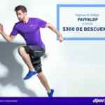 Venta Especial Dportenis Paypal: $300 de descuento en compras a partir de $1500