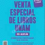Venta Especial de Libros UNAM en FES Acatlán: Libros al costo + $1 peso del 22 al 25 de mayo