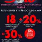 Venta Nocturna Sanborns del Día de las Madres 4 y 5 de mayo 2018
