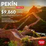 Vuelo redondo y directo a Pekín a sólo $9,860 en Mundo Joven (saliendo de Tijuana)