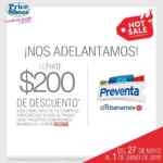 Cupón Price Shoes Hot Sale 2018: $200 de descuento + envío gratis en compras de $2,000