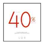Promoción LOB: hasta 40% de descuento en prendas del 11 al 23 de mayo