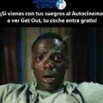 Asiste con tus suegros al Autocinema Coyote a ver la película Get Out y tu auto entra gratis el viernes 8 de junio