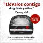 Cosmetiquera Sephora Kiss de regalo en compras a partir de $1500