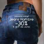 Cuidado con el Perro Preventa Online con 30% de descuento en jeans para hombre
