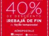 En Aéropostale Rebajas de fin de temporada de hasta 40% de descuento