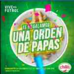En Chilis Papas a la francesa GRATIS si México le gana a Suecia y llevas tu playera de México