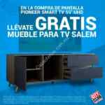 En City Club compra una pantalla Pioneer de 55" UHD por $9,999 y llévate gratis mueble de TV Stand Salem