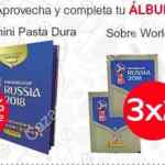 En Office Depot 3x2 en sobres del álbum Panini del Mundial Rusia 2018