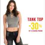 En Quarry Jeans 30% de descuento en segunda prenda en tank tops