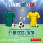 En Soriana.com 5% de descuento en todo si México clasifica a la siguiente fase
