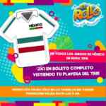 En el Rollo Parque Acuático 2x1 en boletos llevando playera de la Selección Mexicana este 23 de junio