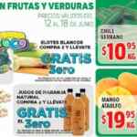 Ofertas HEB en frutas y verduras 7 Días de Precios Bajos 12 al 18 de junio 2018