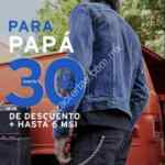 Promoción Levis Día del Padre: Hasta 30% de descuento + hasta 6 msi