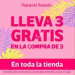 Promoción Natural Scents: Compra 3 productos y llévate otros 3 gratis en toda la tienda