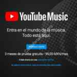 Promoción YouTube Music Premium: 3 meses Gratis de prueba