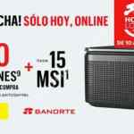 Promoción Best Buy Banorte Horas Locas 21 de junio: $200 en cupones por cada $2,000 + 15 MSI