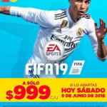 En Gamers preventa videojuego FIFA19 para Xbox One o PS4 a $999 solo hoy 9 de junio